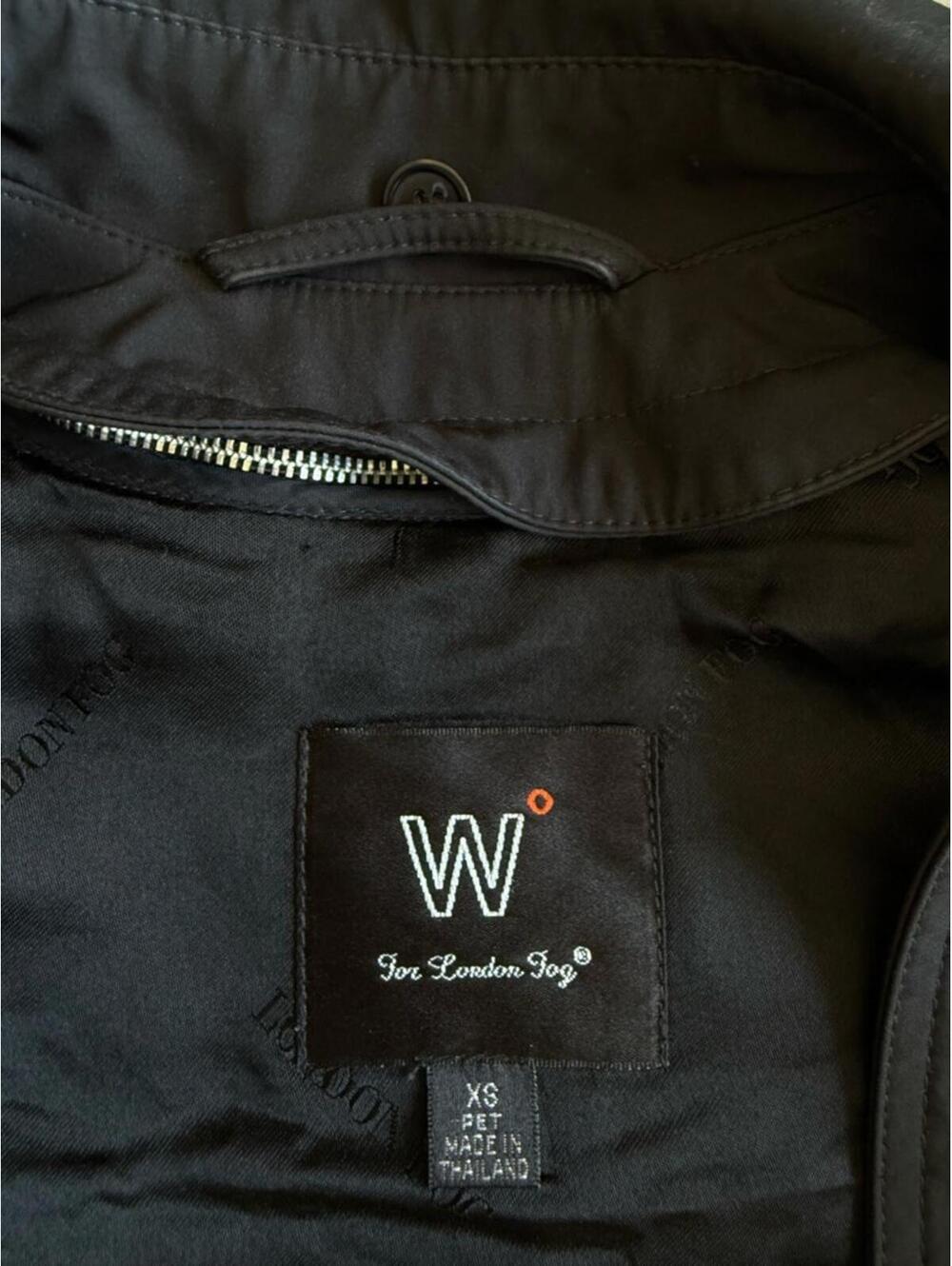 London Fog / Midweight Trench Coat / black - Picture 6 of 13